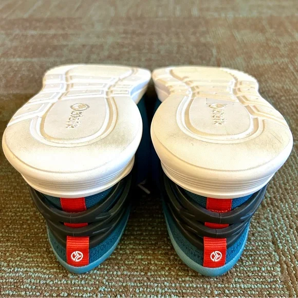 Kizik Deep Sea Blue Athens Slip On Hands Free Casual Sneakers Women 8 Men 6.5 - Picture 9 of 11